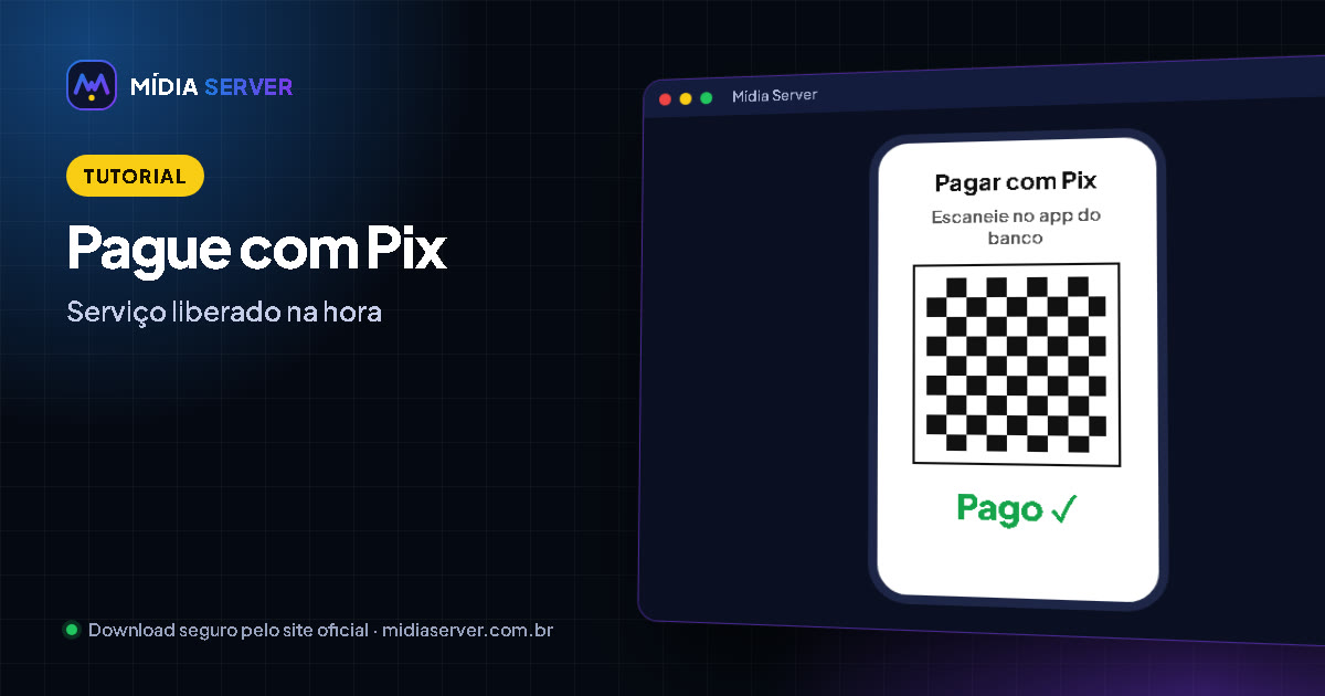 Como pagar a fatura com Pix na área do cliente