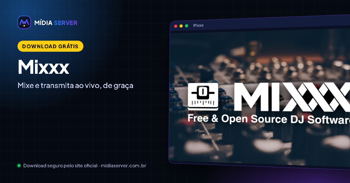 Mixxx: Download Mixxx grátis: software de DJ com transmissão ao vivo