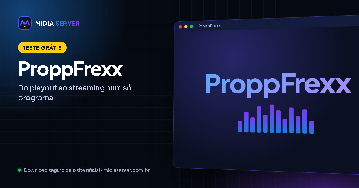 ProppFrexx ONAIR: ProppFrexx ONAIR: automação de rádio completa (teste grátis)