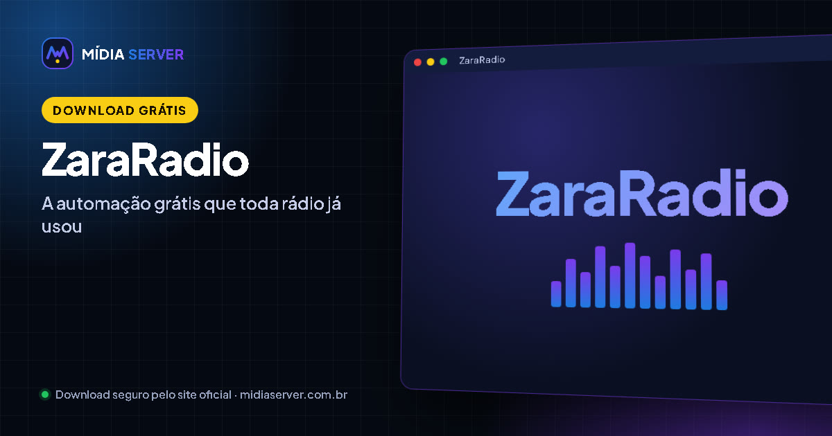 ZaraRadio: Download ZaraRadio grátis: a automação clássica das rádios